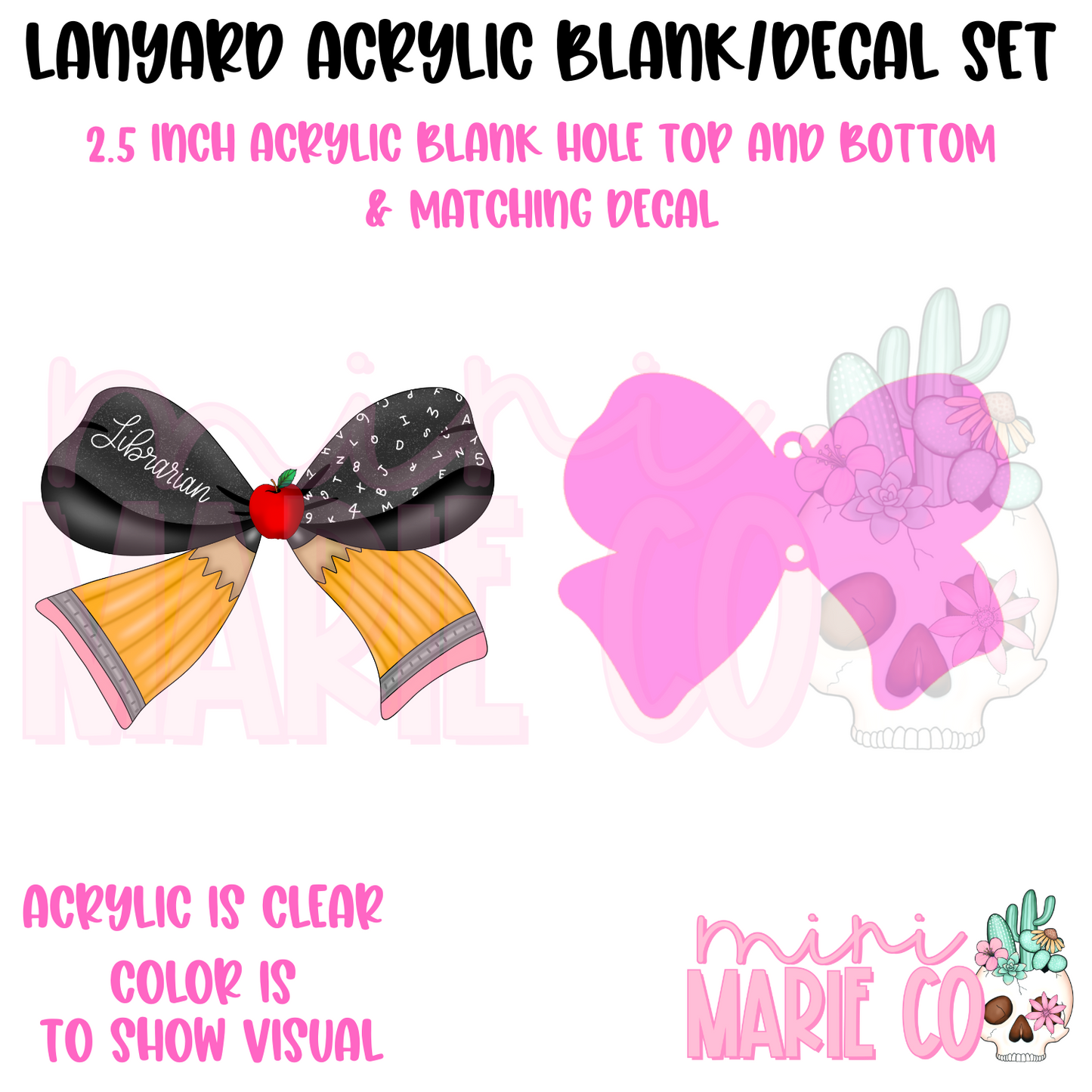 Librarian Lanyard Set