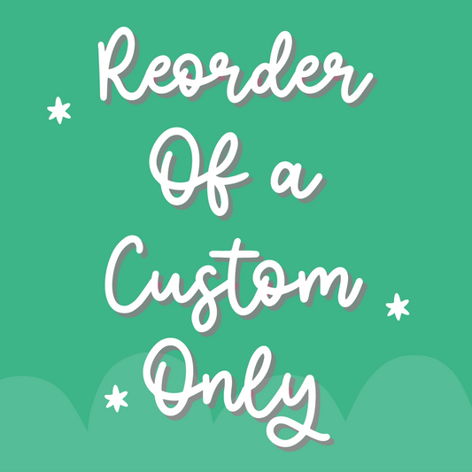Reorder of A Custom Arcylic/Decal Set Only