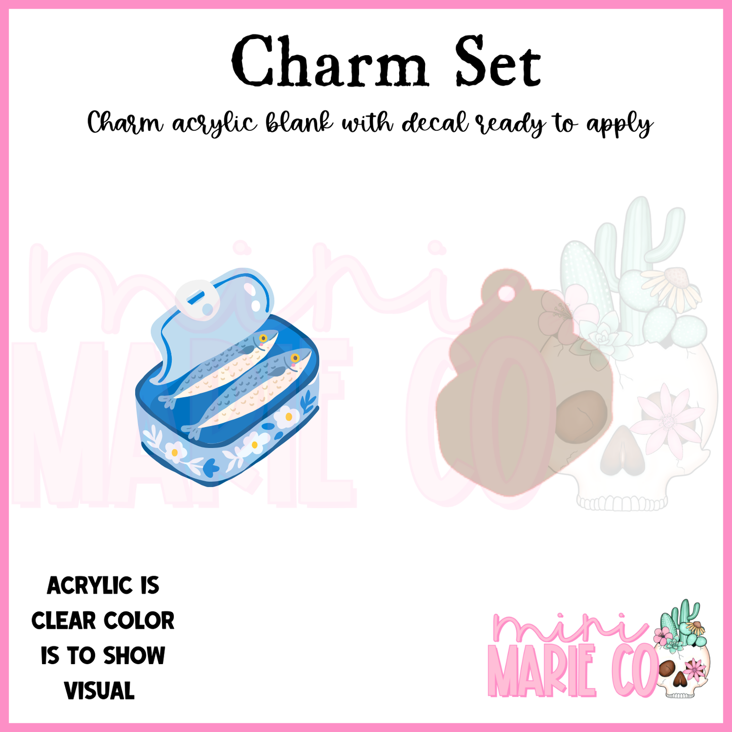 Can of Sardines Charm/Decal
