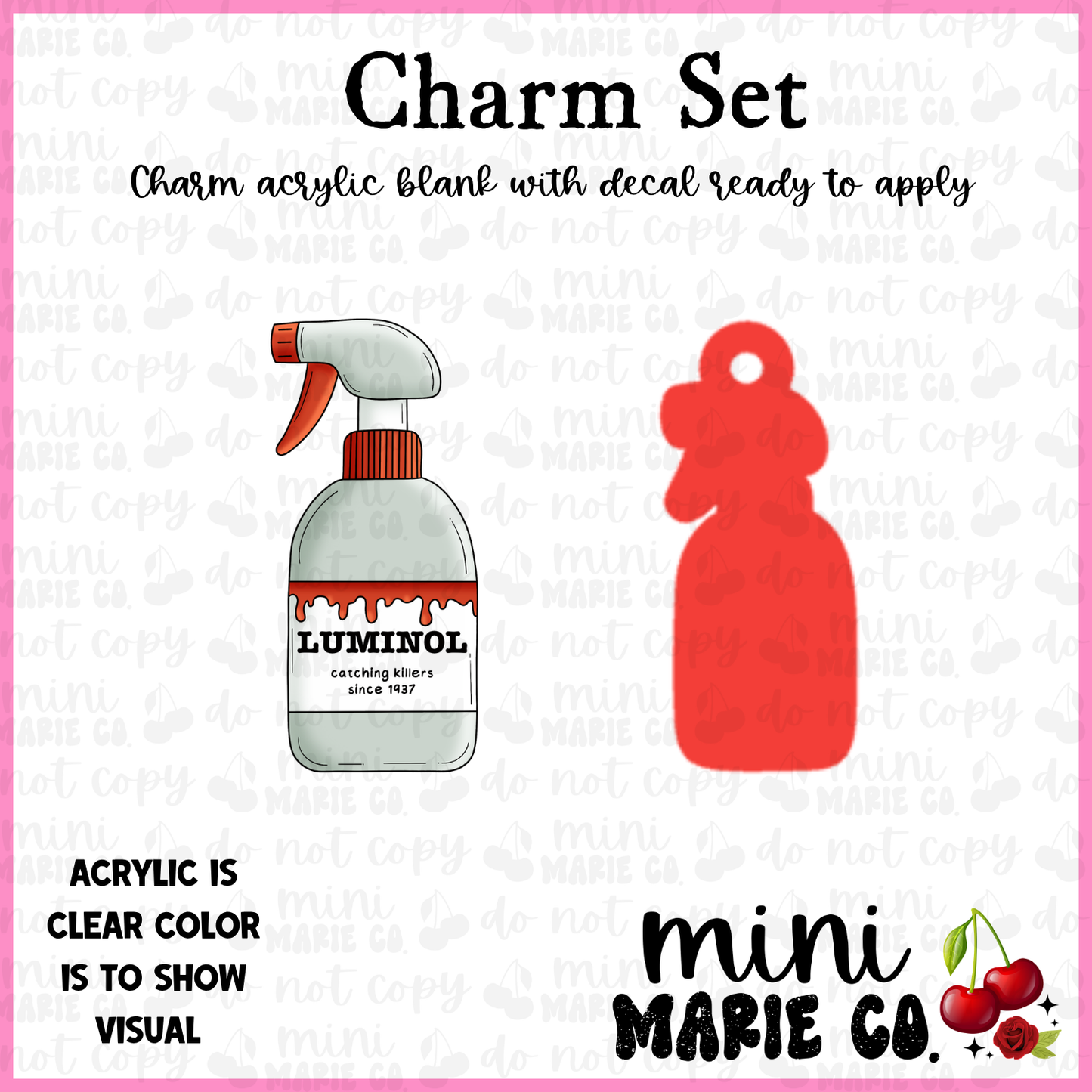 Luminol Charm/Decal