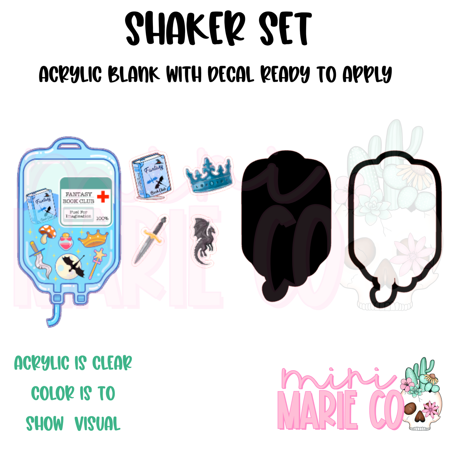 Book Iv Shaker Set (Lots of Options)