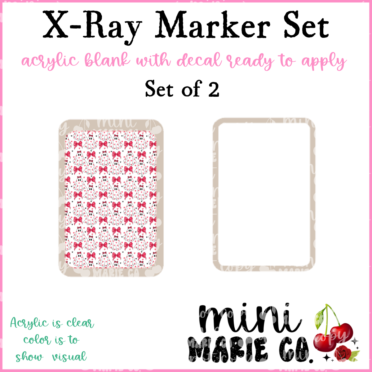 Heart Ghosties X-Ray Marker