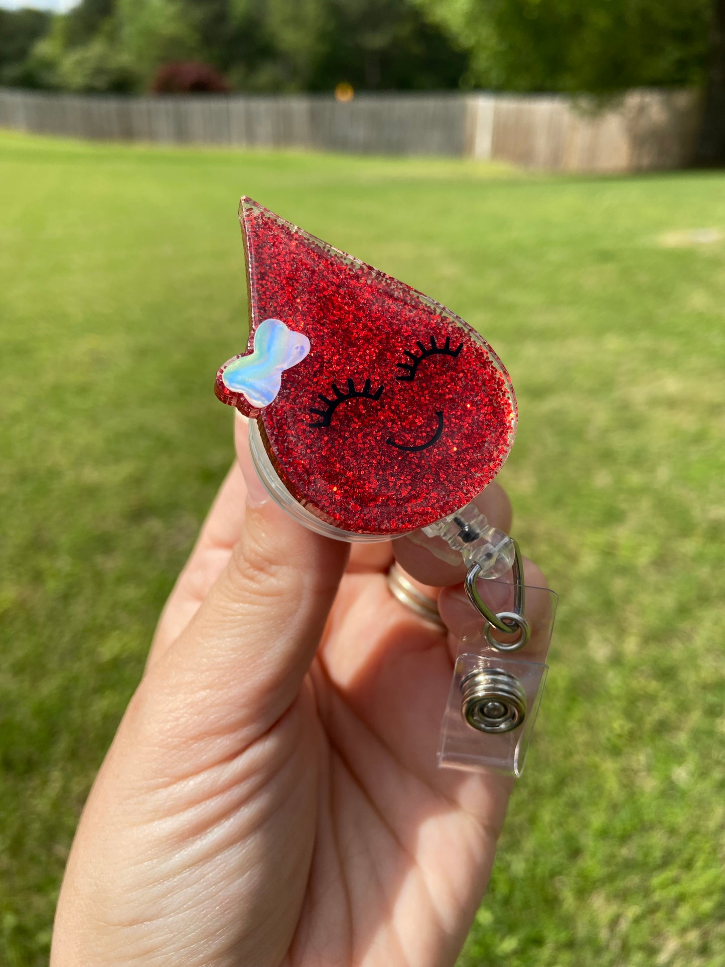 Blood Droplet Badge Reel
