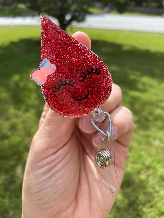 Blood Droplet Badge Reel