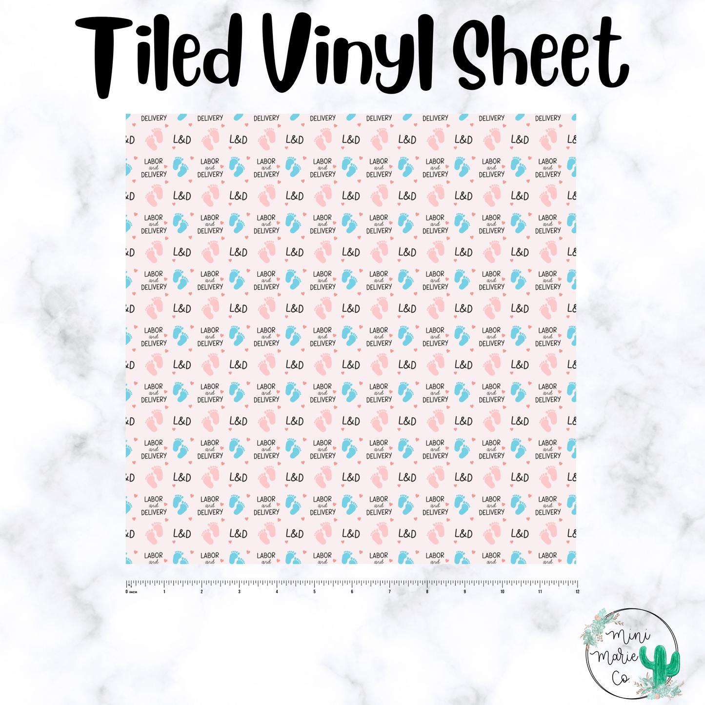 Labor & Delivery Vinyl Sheet 12x12