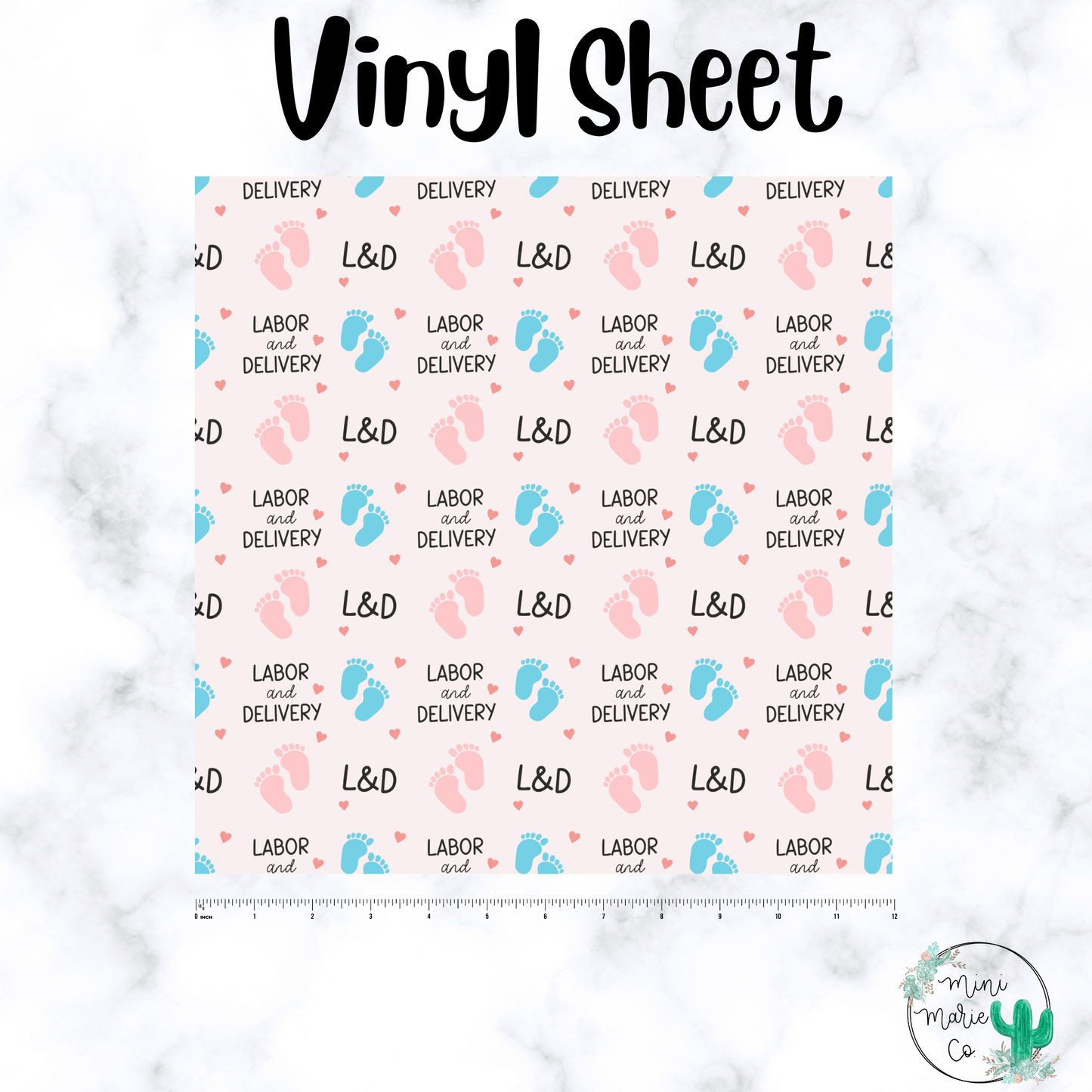 Labor & Delivery Vinyl Sheet 12x12