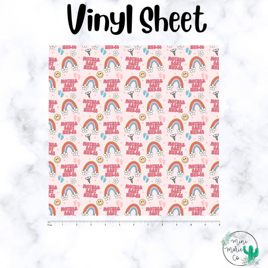 Mother Baby Nurse Vinyl Sheet 12x12