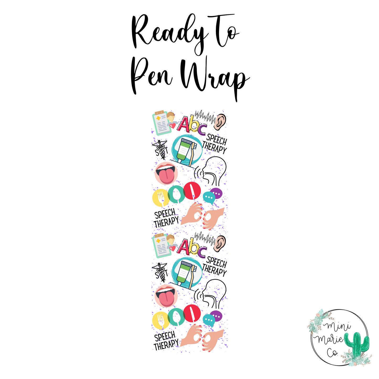 Speech Therapy Pen Wrap