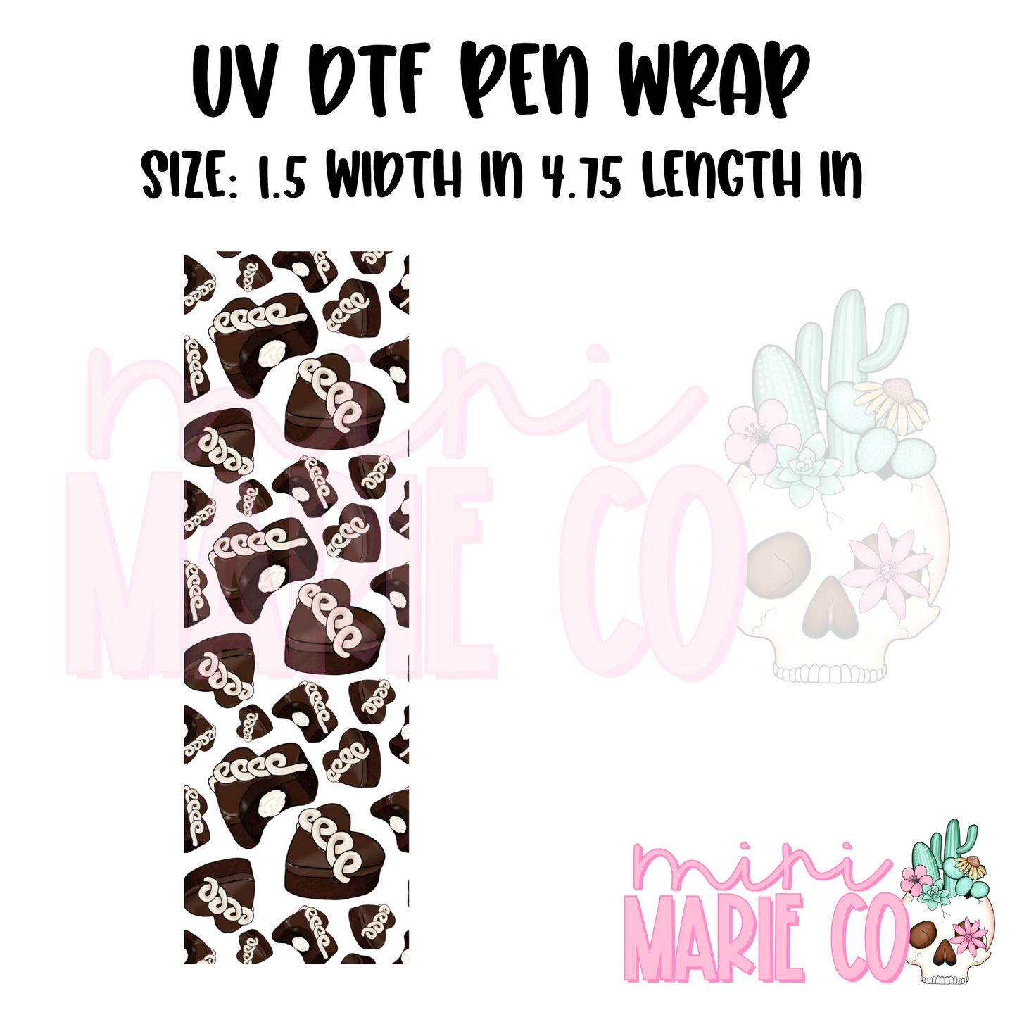 Cake Dessert UV DTF Pen Wrap