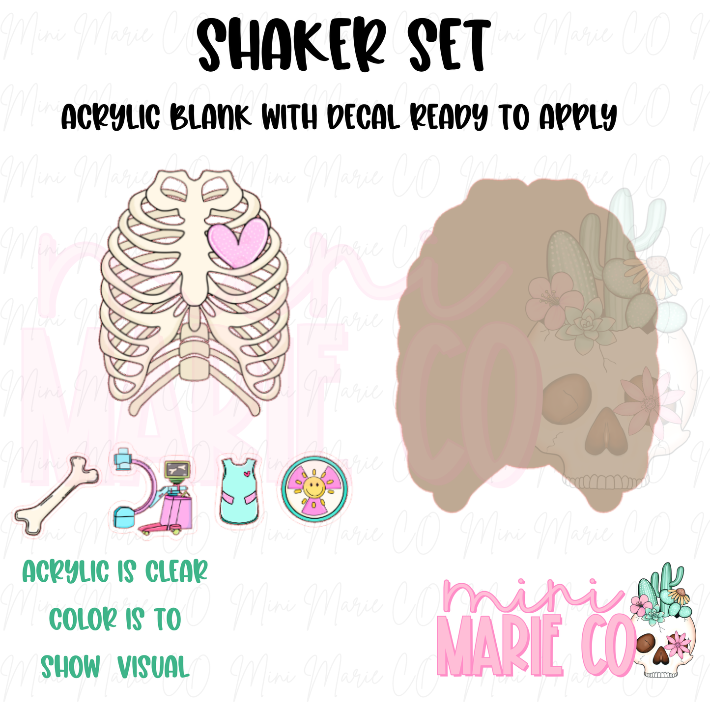 Xray (Radiology) Shaker Shaker Set