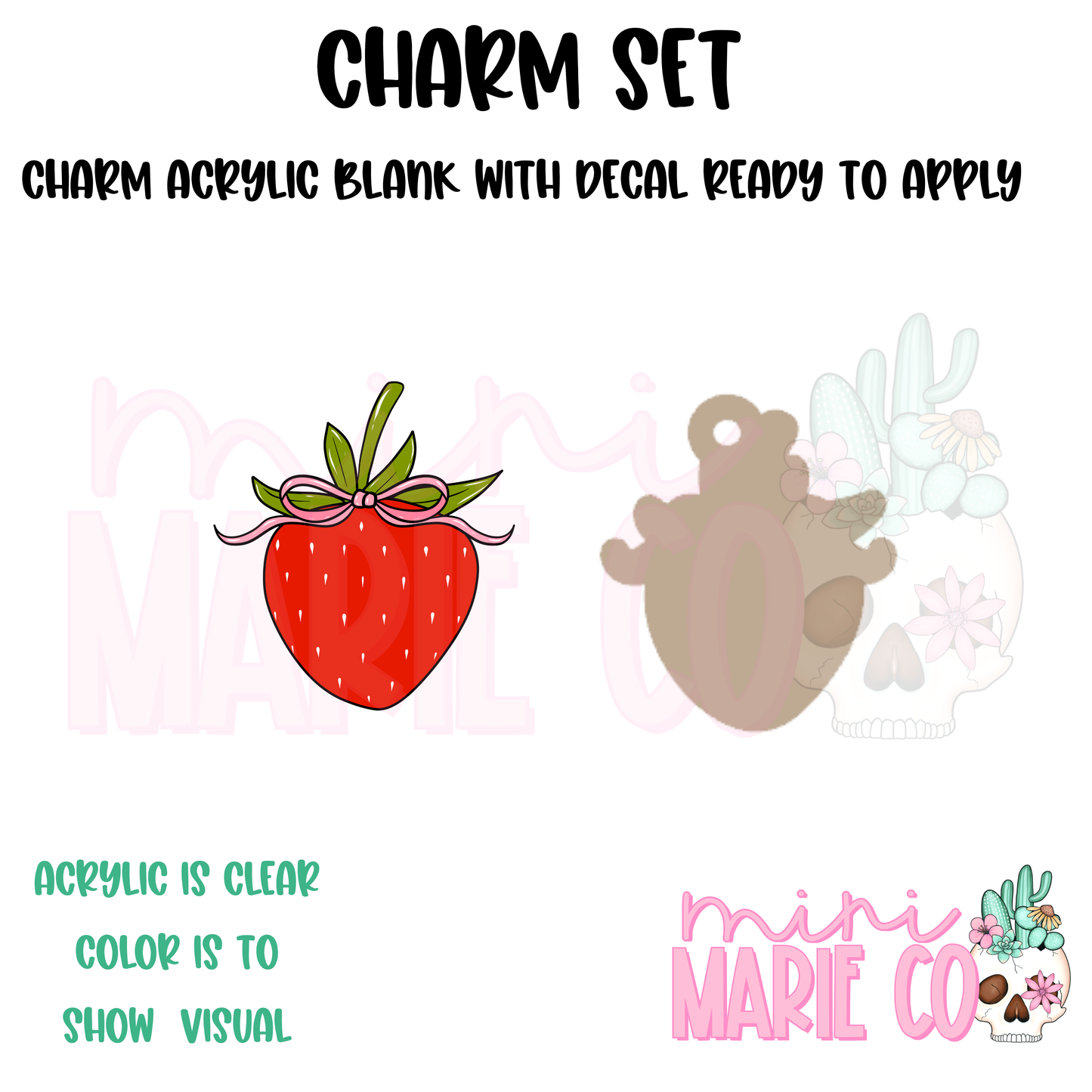 Strawberry Charm/Decal
