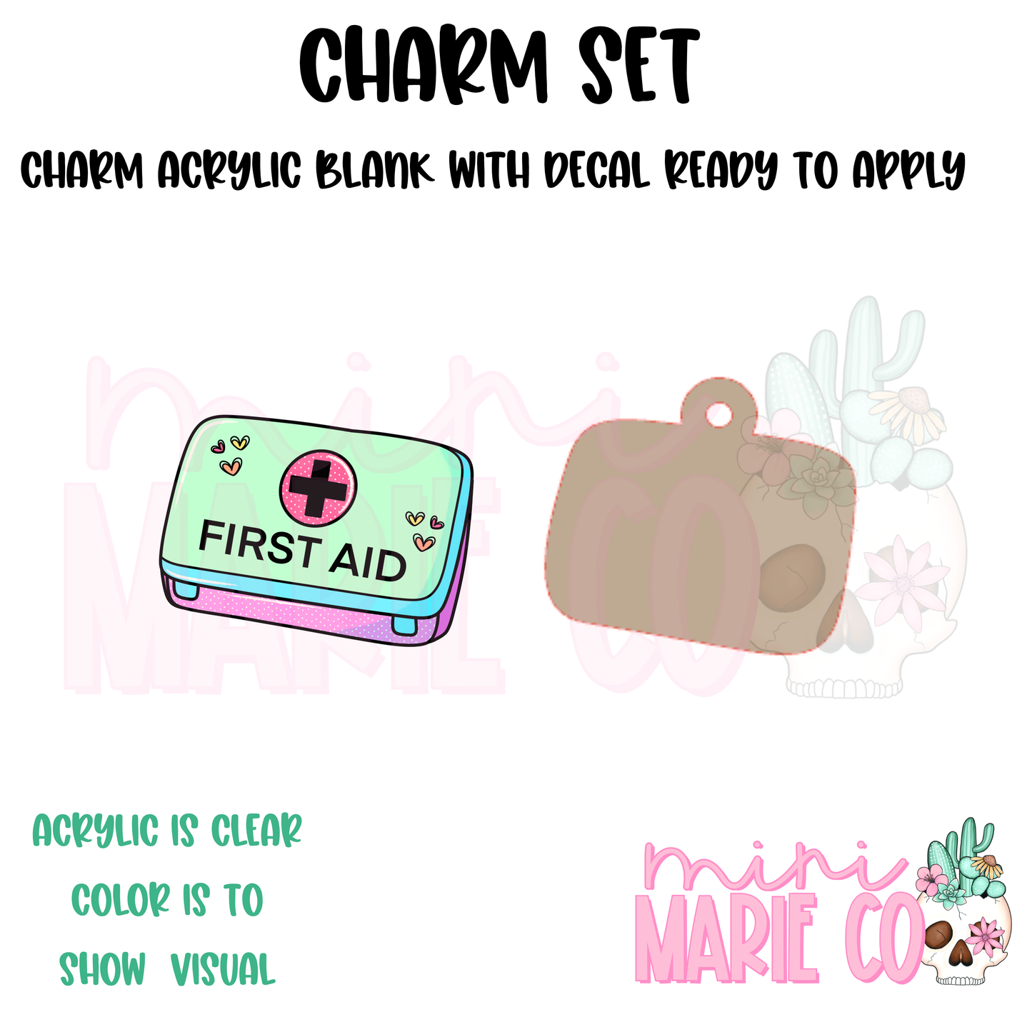 First Aid Kit Charm/Decal