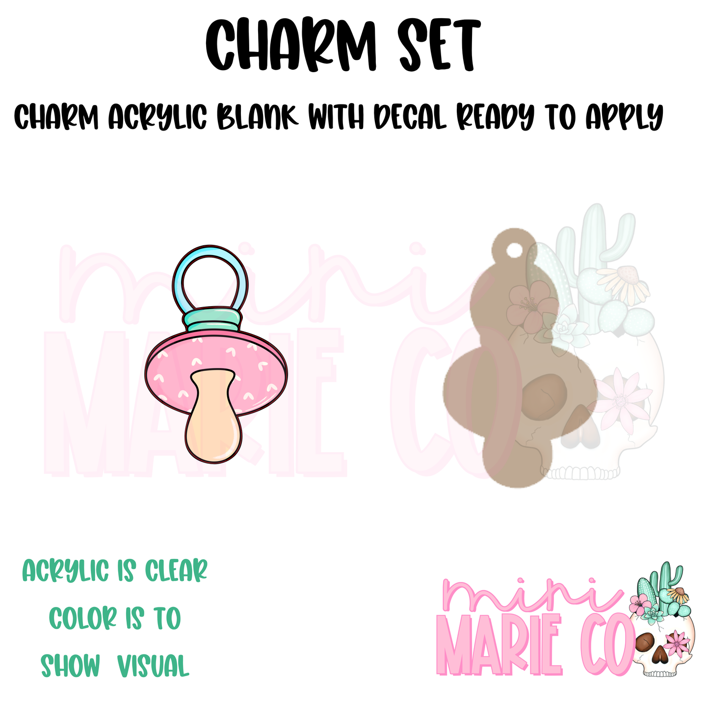 Paci Charm/Decal