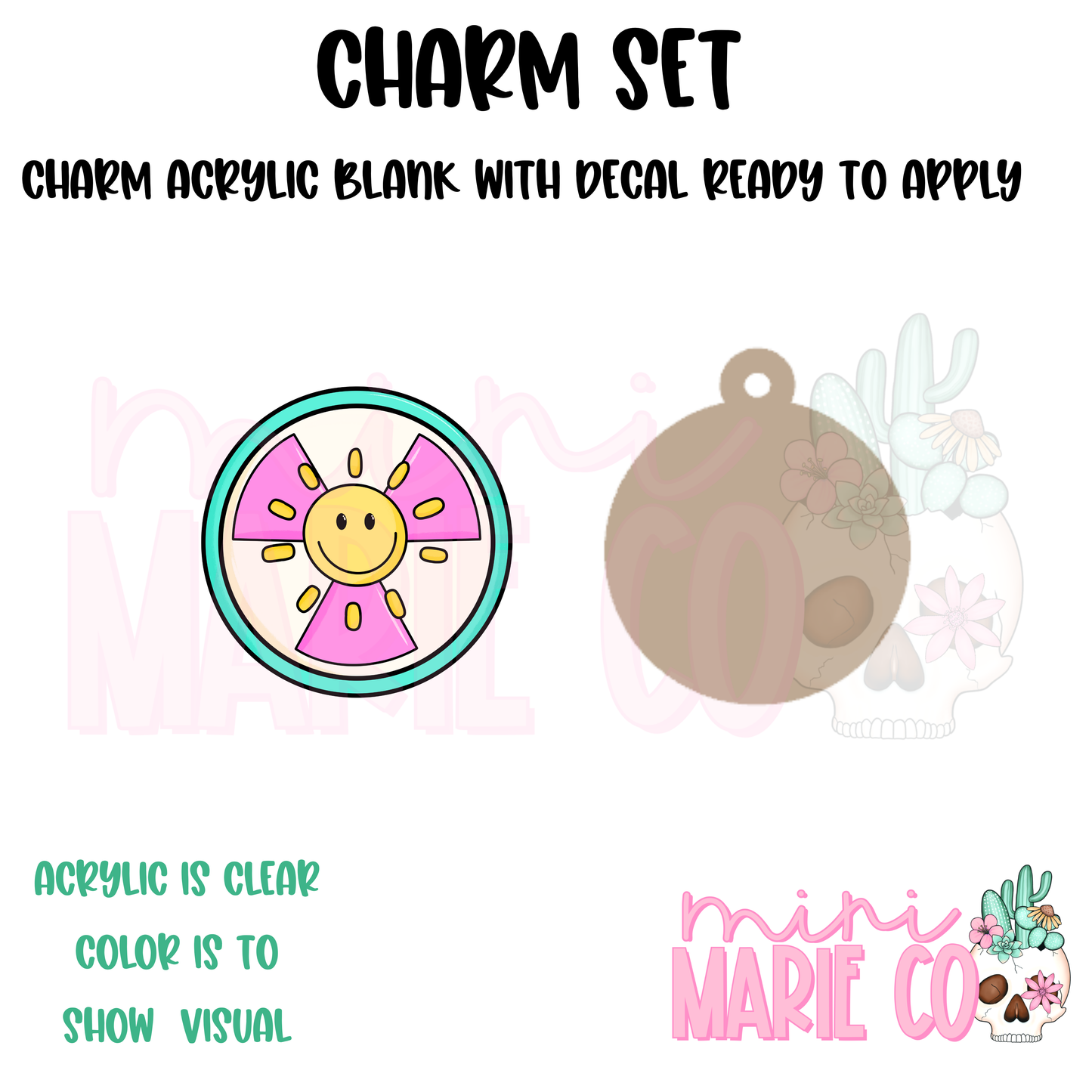 Radiation Symbol Charm/Decal