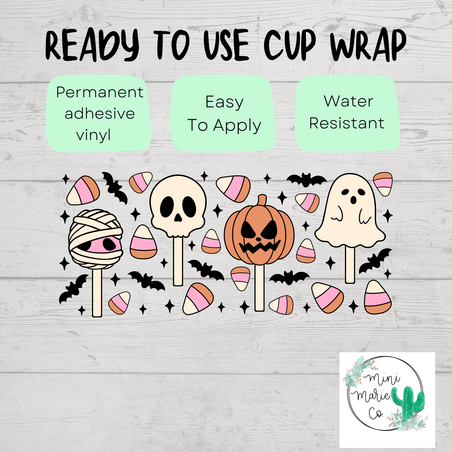 Halloween Treats 16oz Libbey Glass Wrap