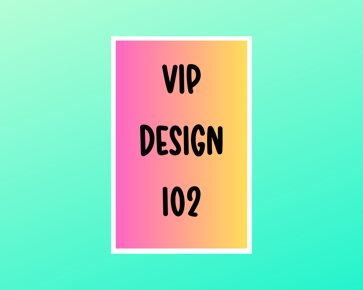 VIP Design 102 Acrylic Blank/Decal Set