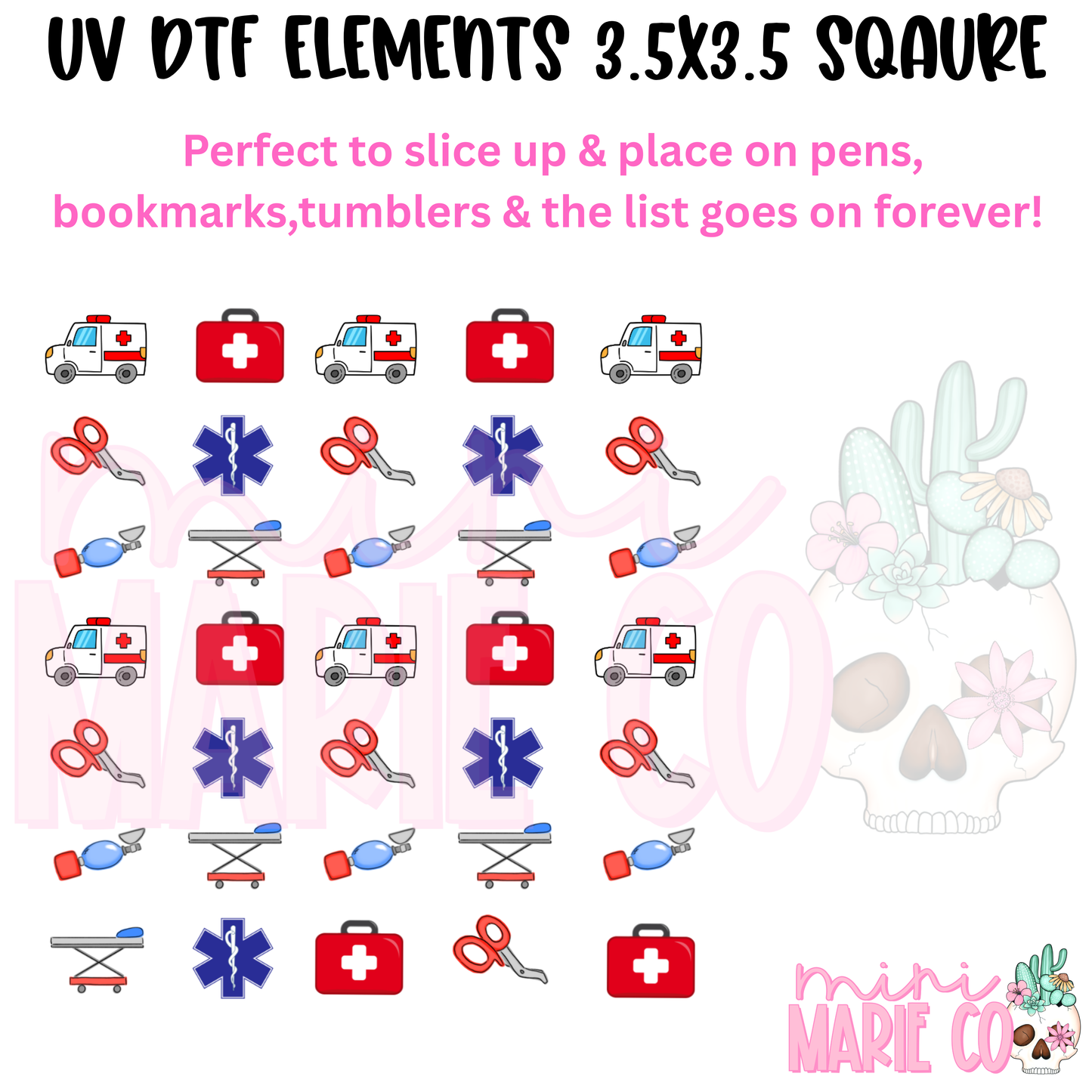 EMS Element Square UV DTF