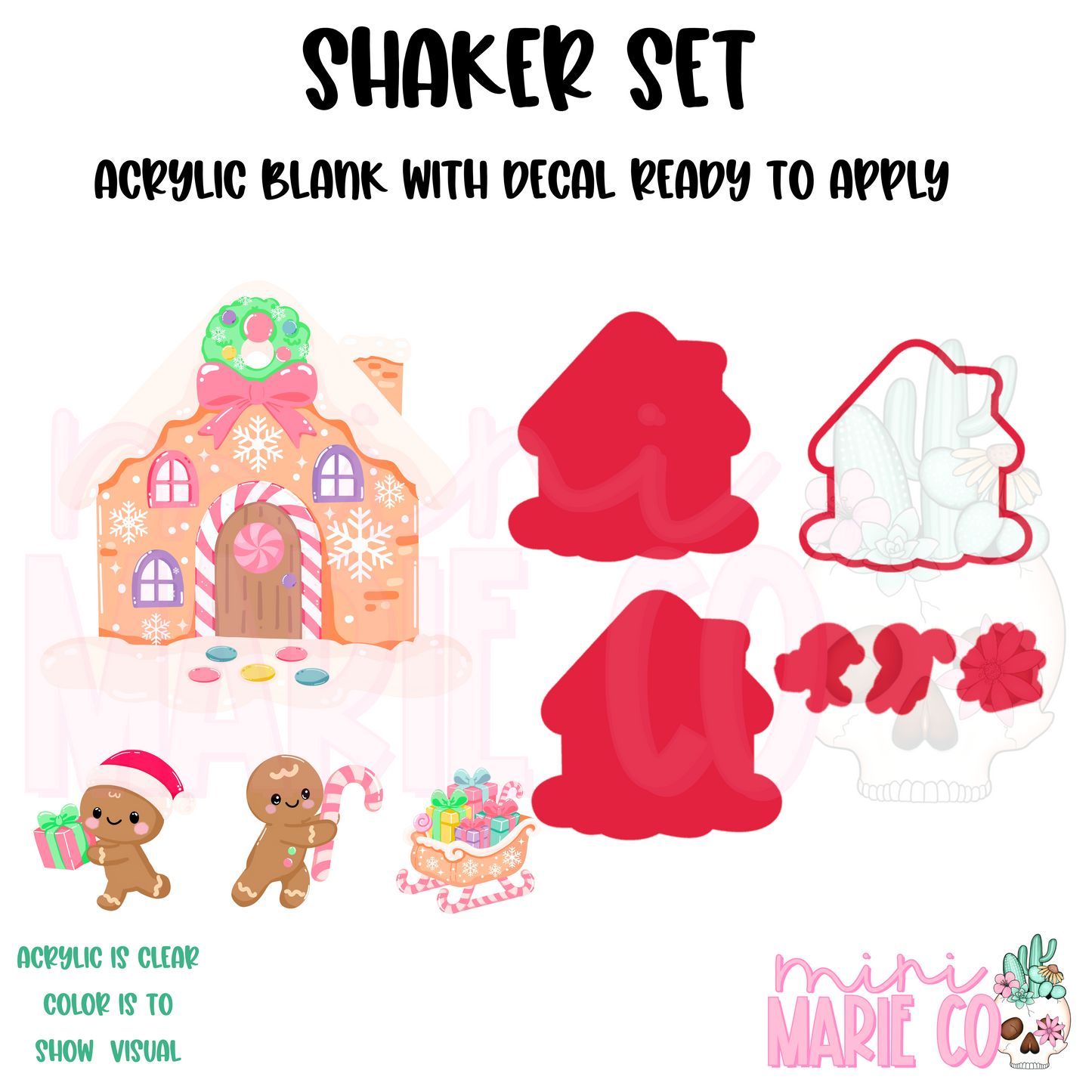 Gingerbread Shaker Set