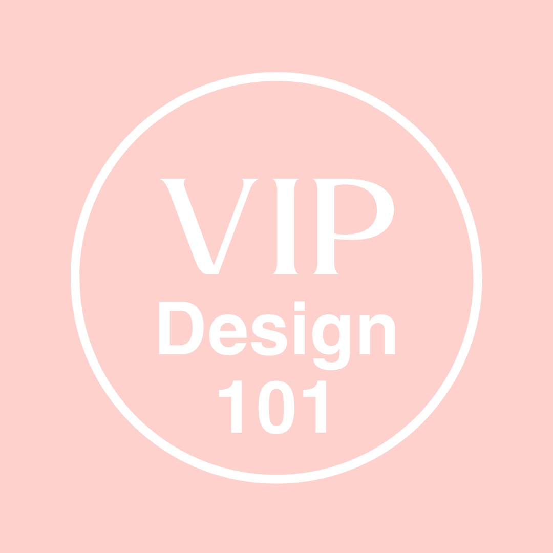 VIP Design 101 Acrylic Blank/Decal Set