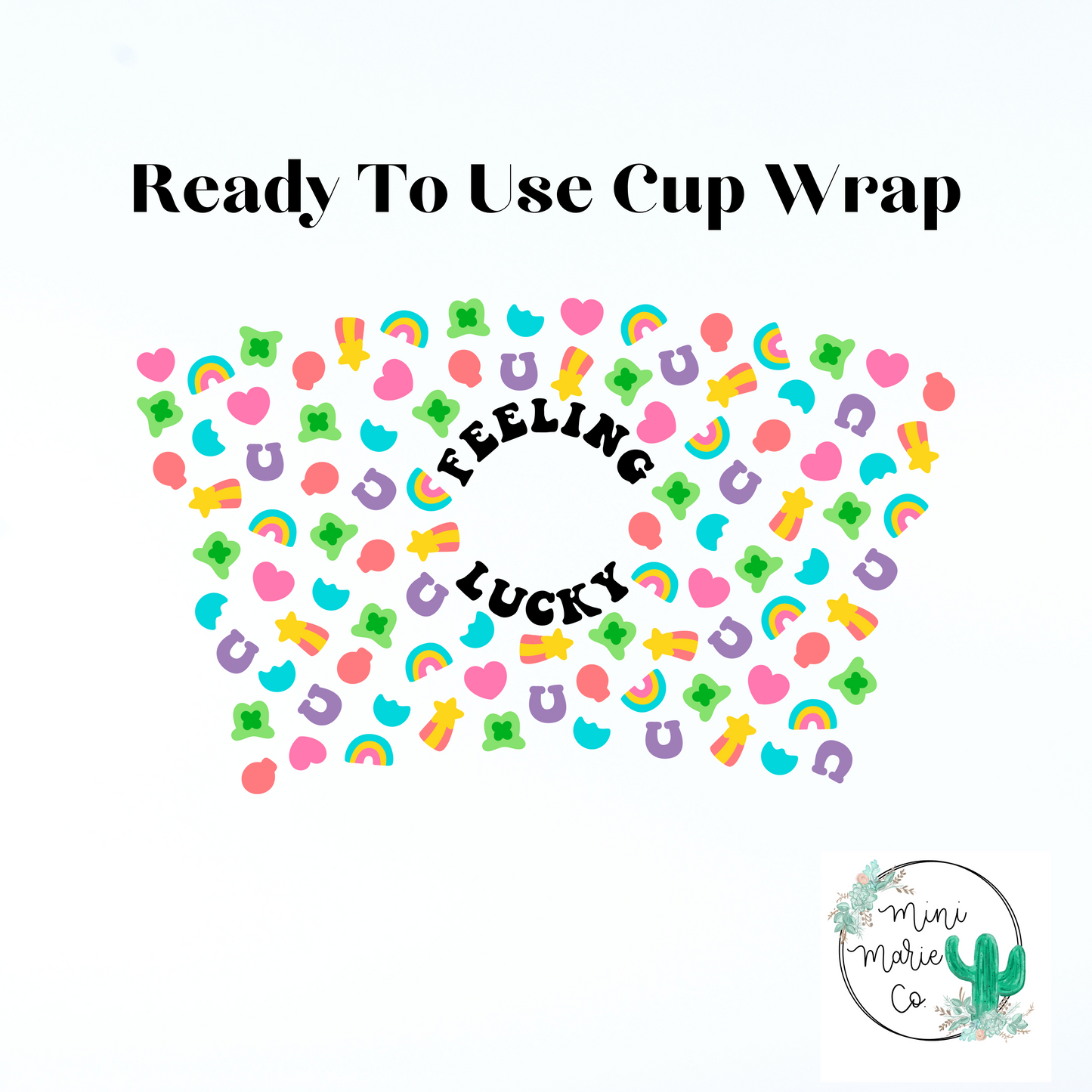Feeling Lucky 24oz With Hole Cup Wrap
