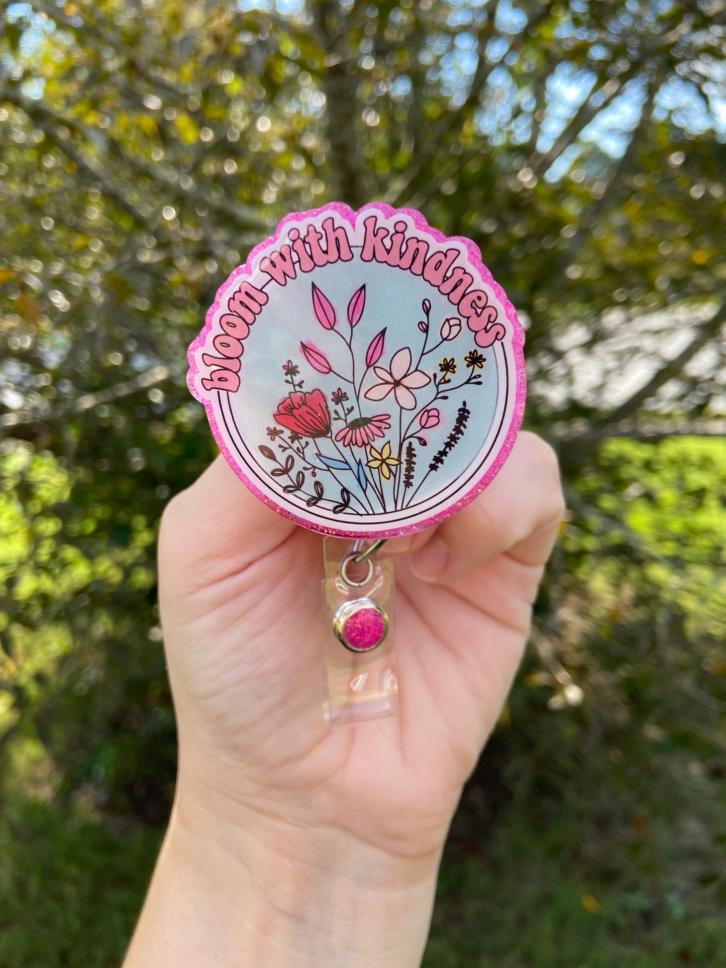 Bloom With Kindness Badge reel