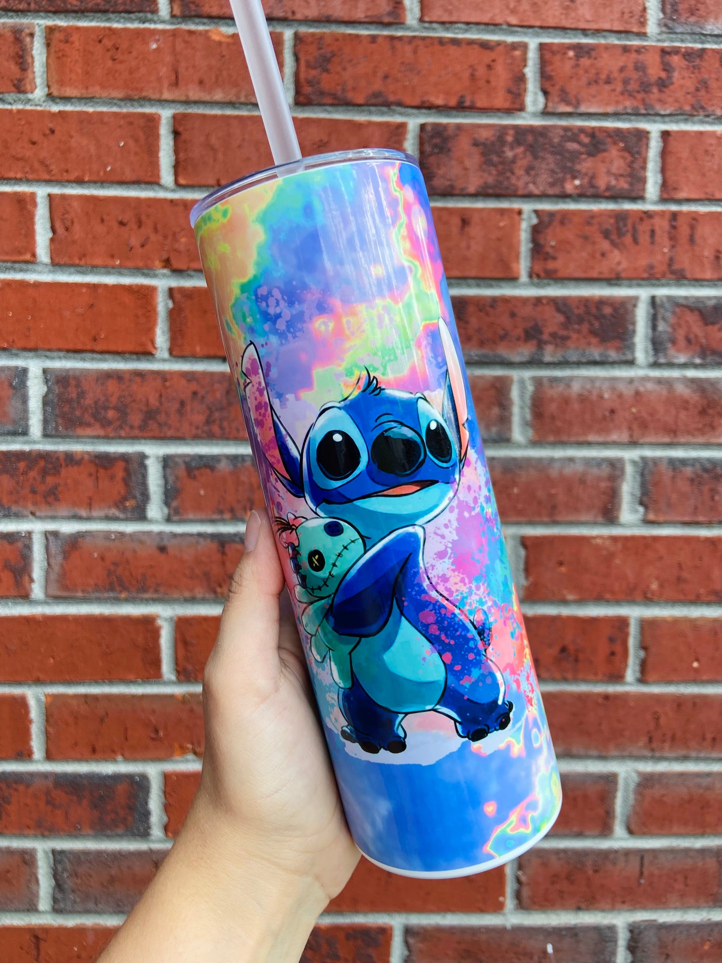Alien Blue Creature Tumbler/ 20 ounces