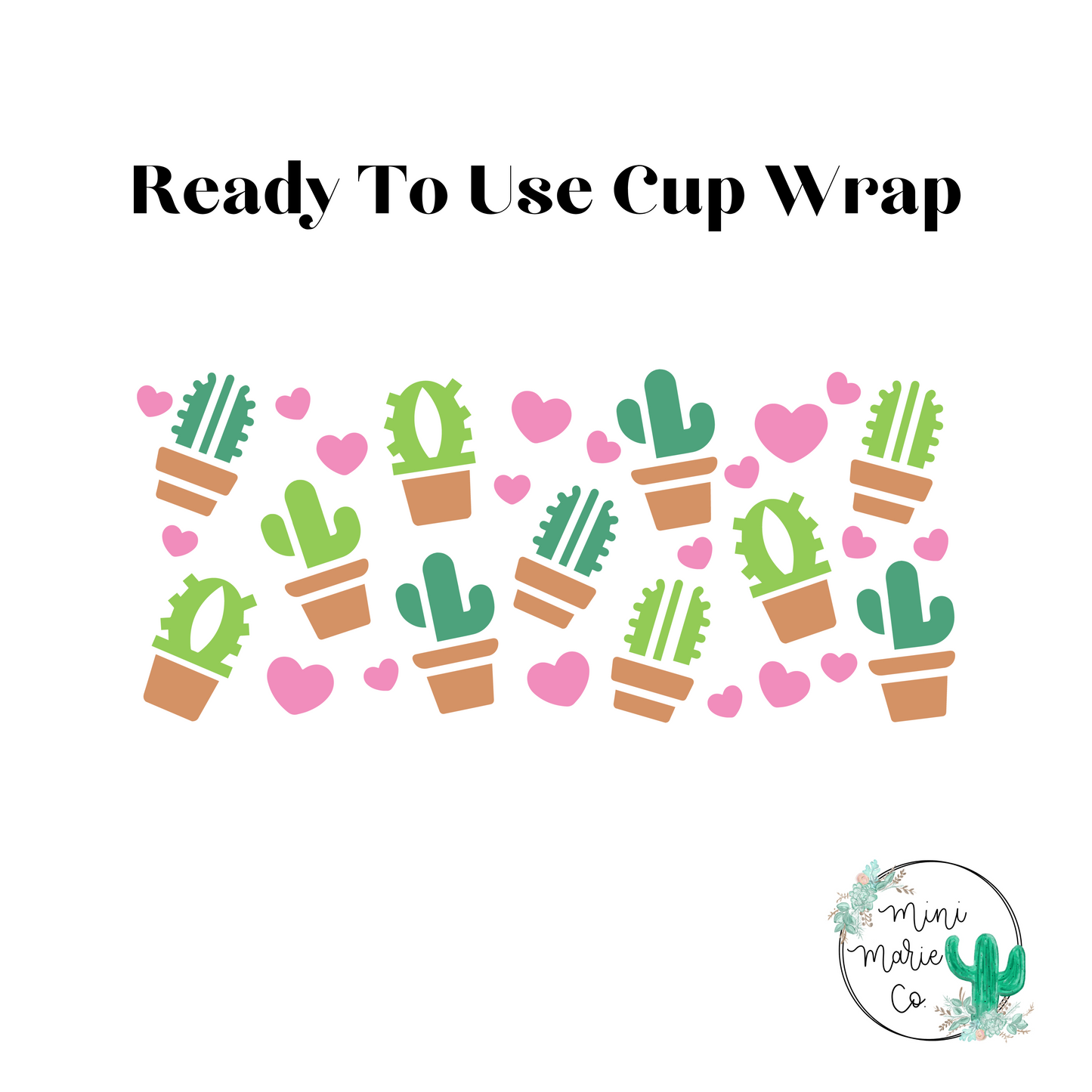 Cactus 16oz Libbey Glass Wrap