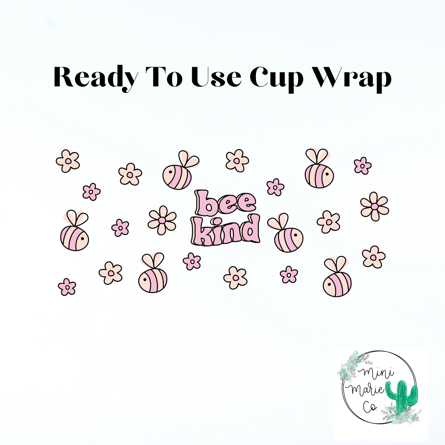 Bee Kind 16oz Libbey Glass Wrap