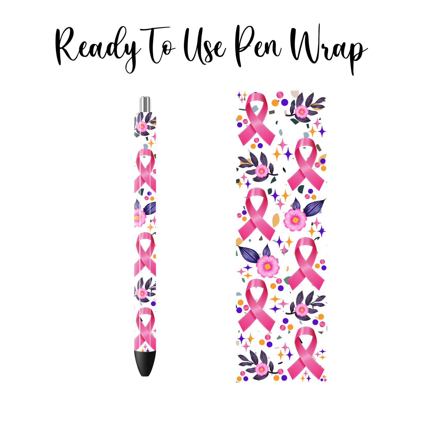 Breast Cancer Awareness Pen Wrap