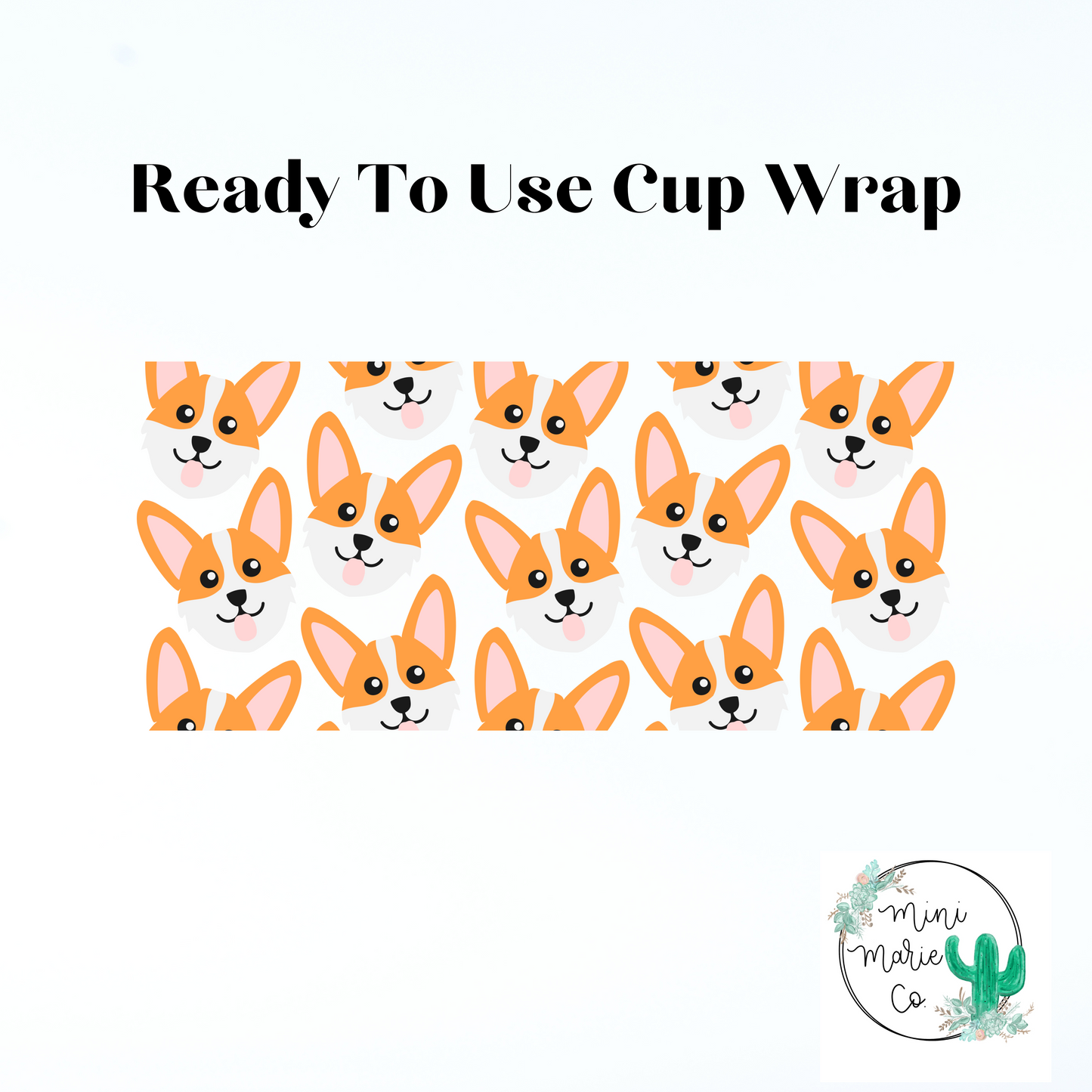 Corgi 16oz Libbey Glass Wrap