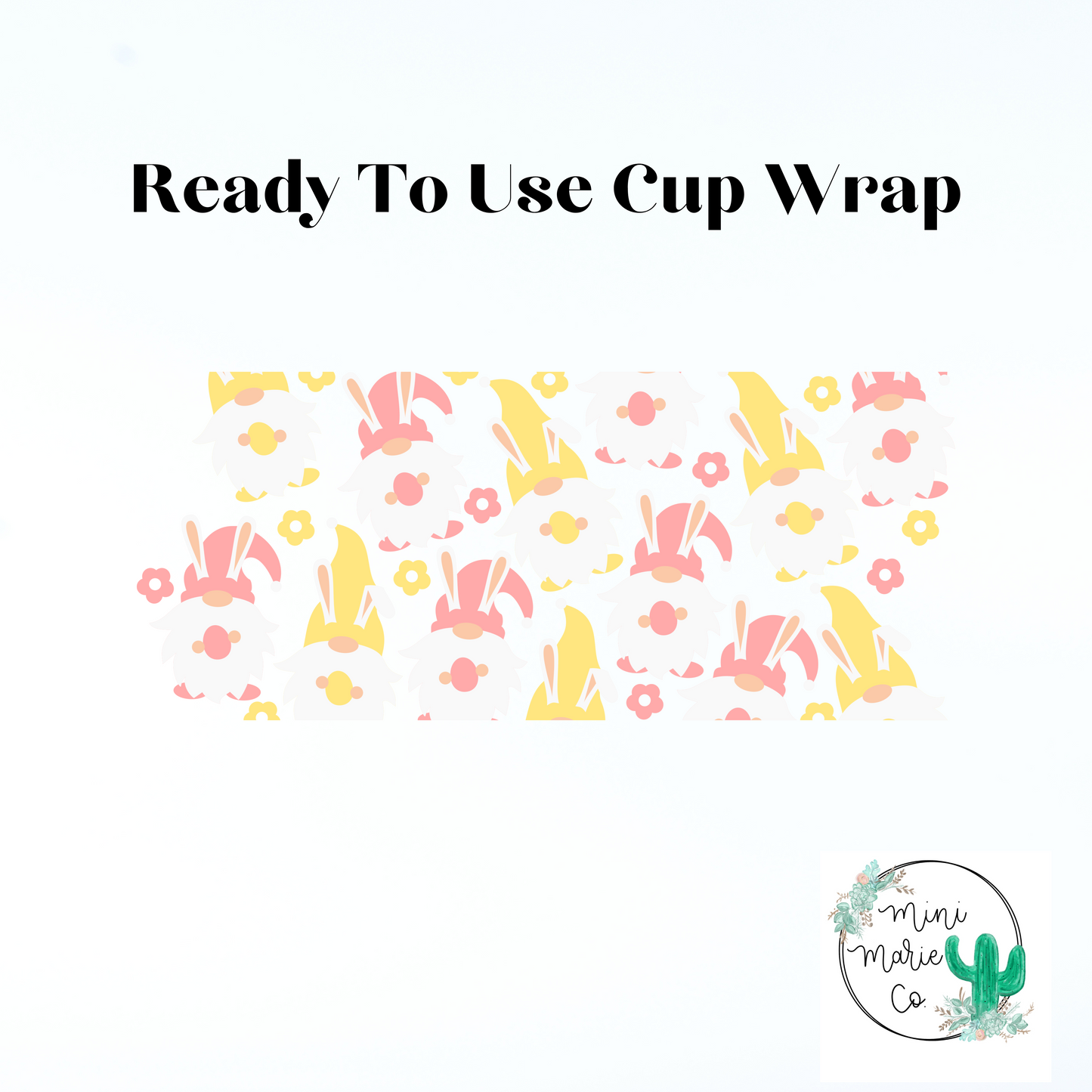 Easter Gnomes 16oz Libbey Glass Wrap