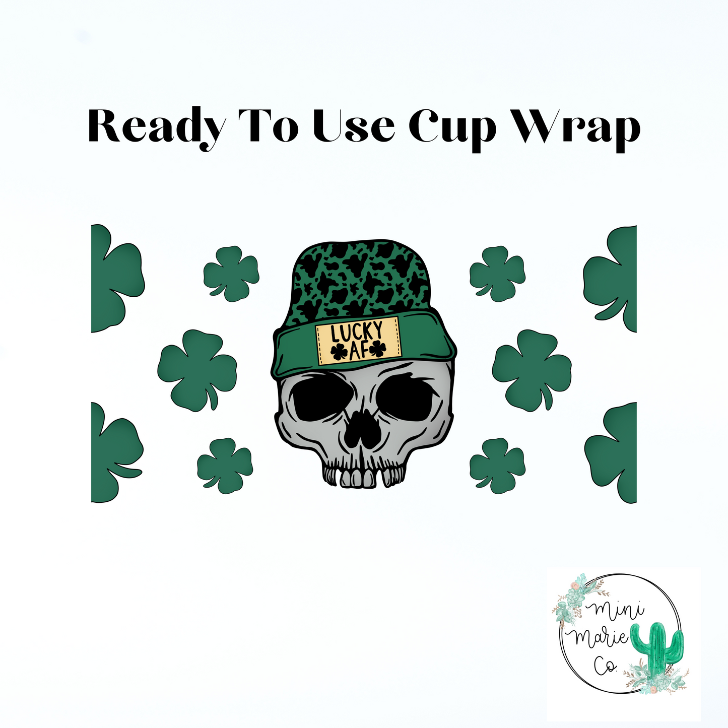 Lucky AF 16oz Libbey Glass Wrap