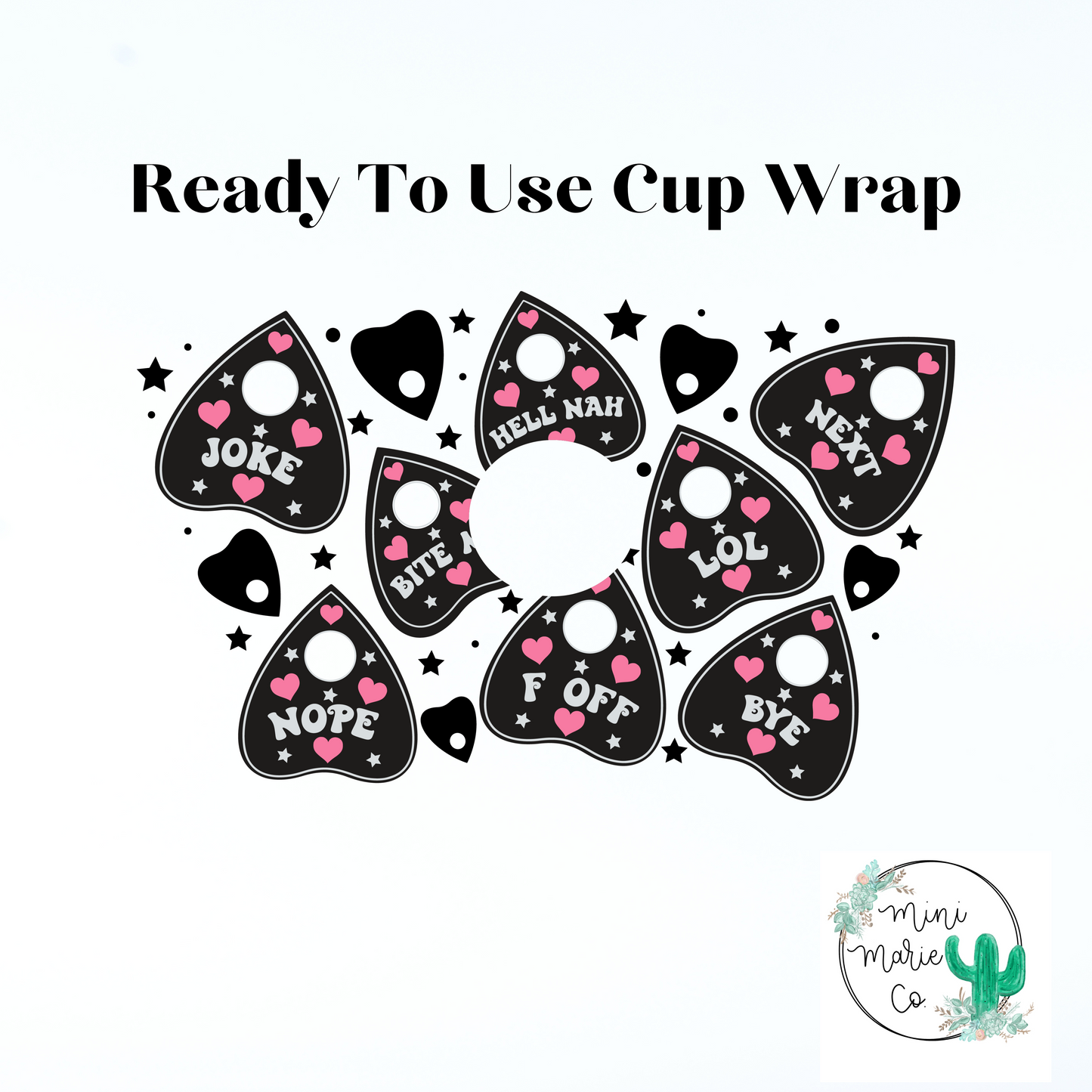 Planchette 24oz Cold Cup Wrap