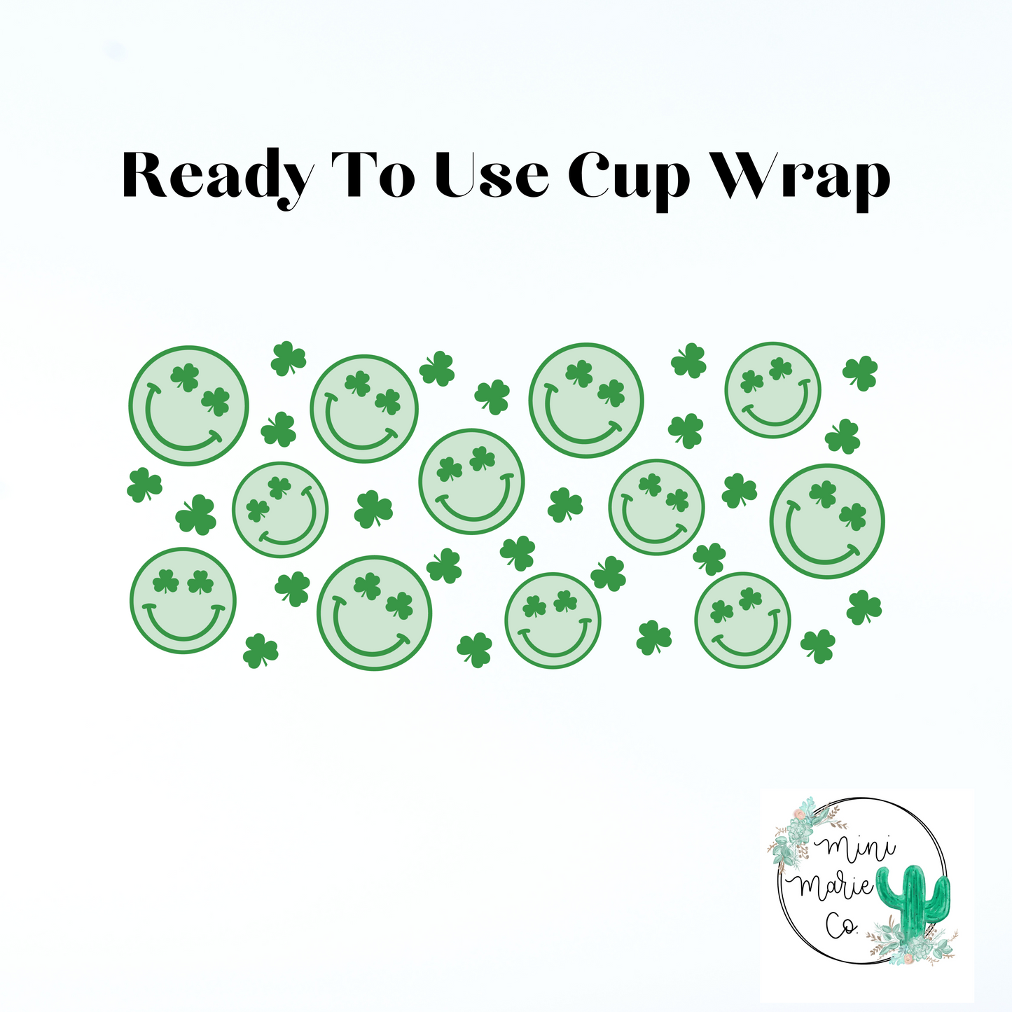 Shamrock 16oz Libbey Glass Wrap