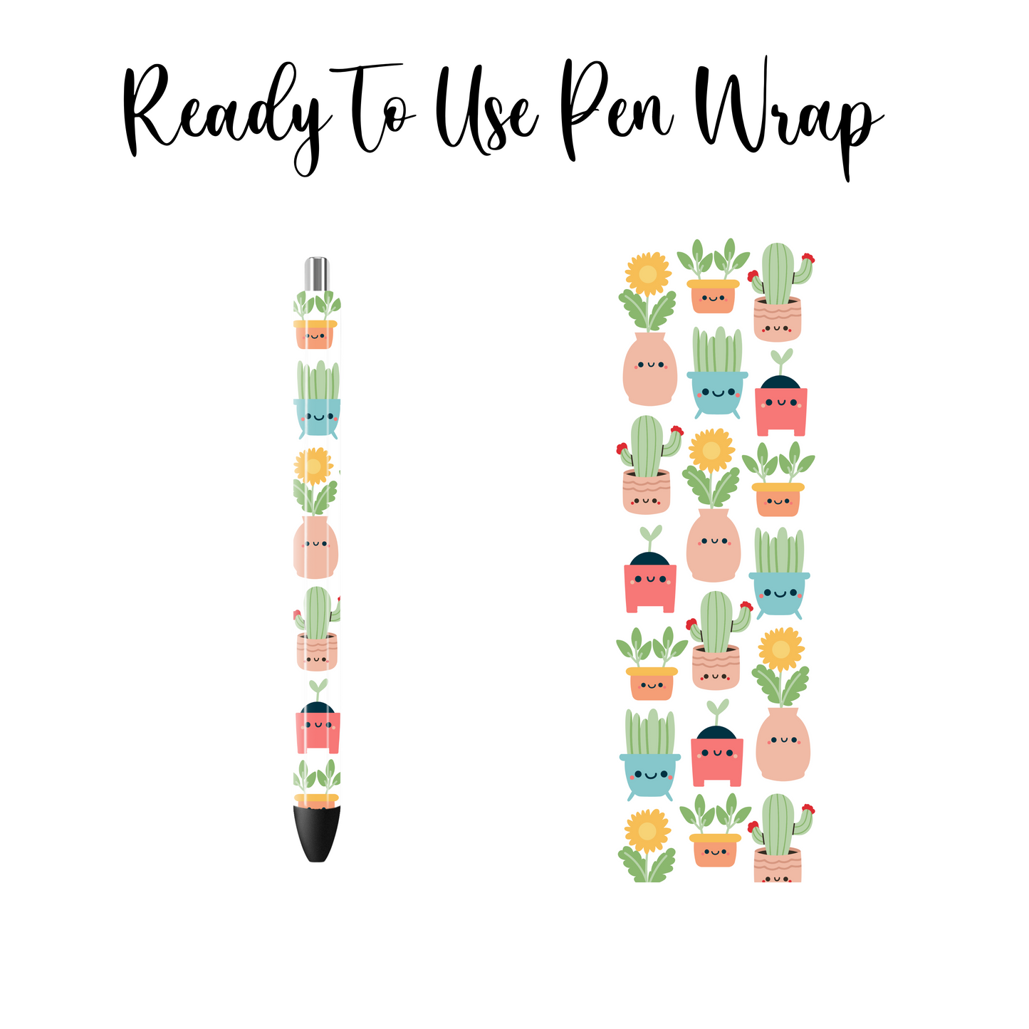 Succulent Pen Wrap
