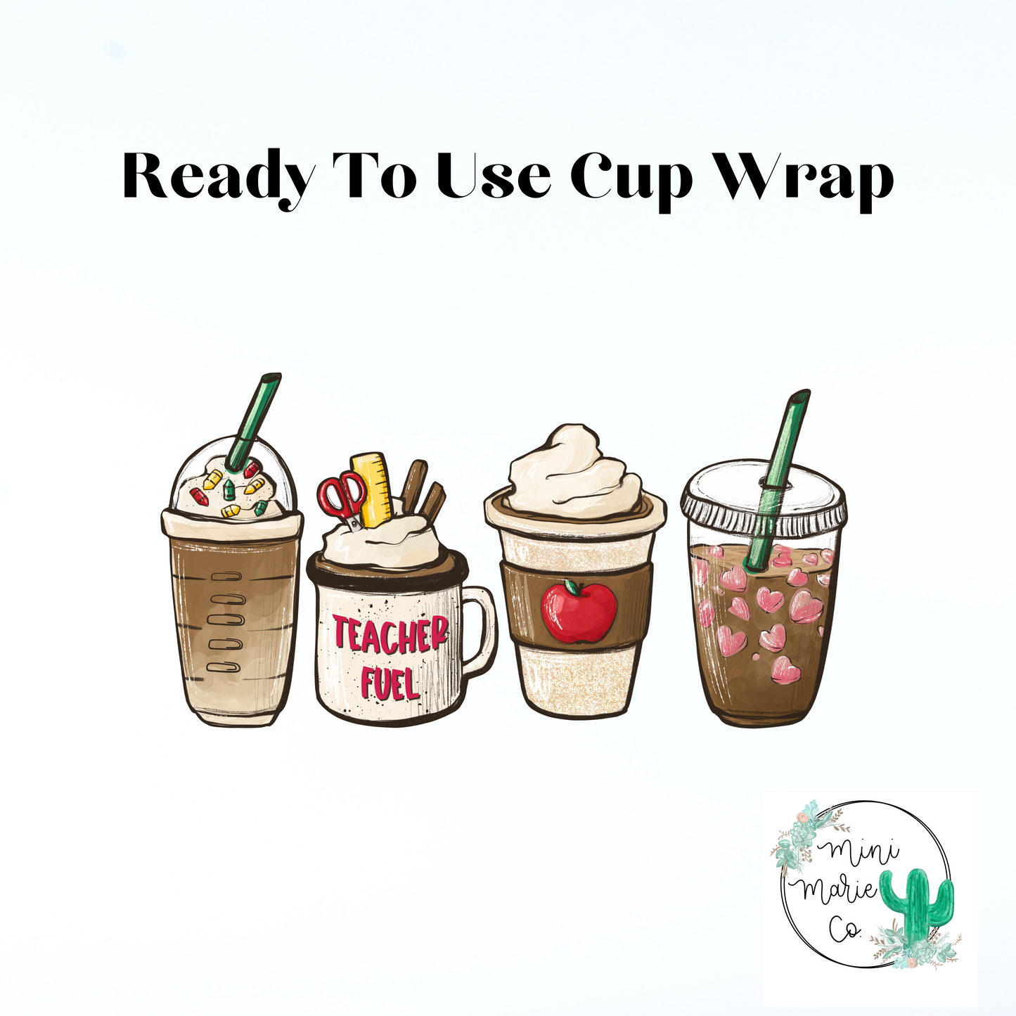Teacher Fuel Libbey Glass Wrap