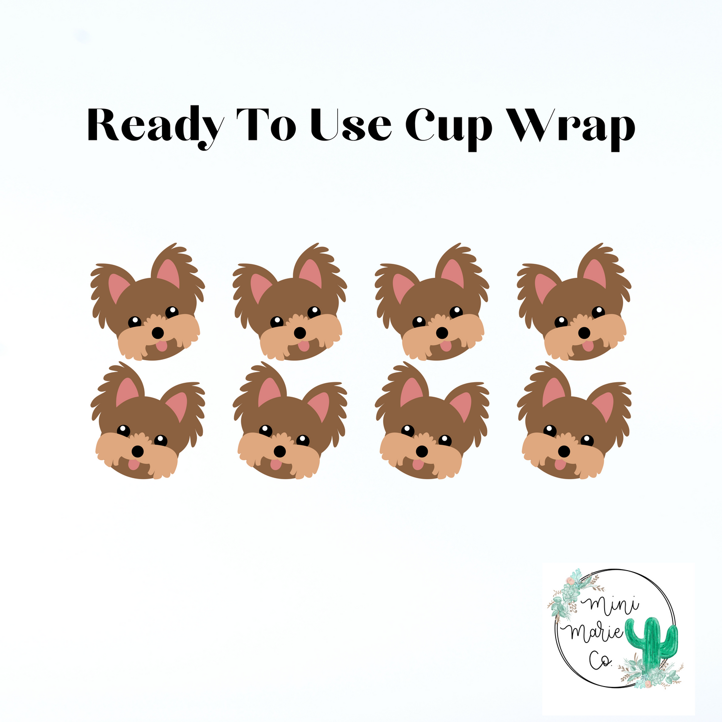 Yorkie 16oz Libbey Glass Wrap