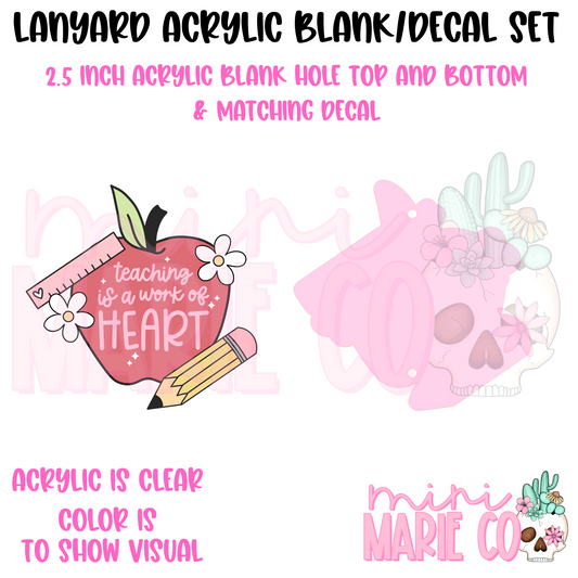 Work of Heart Lanyard Set