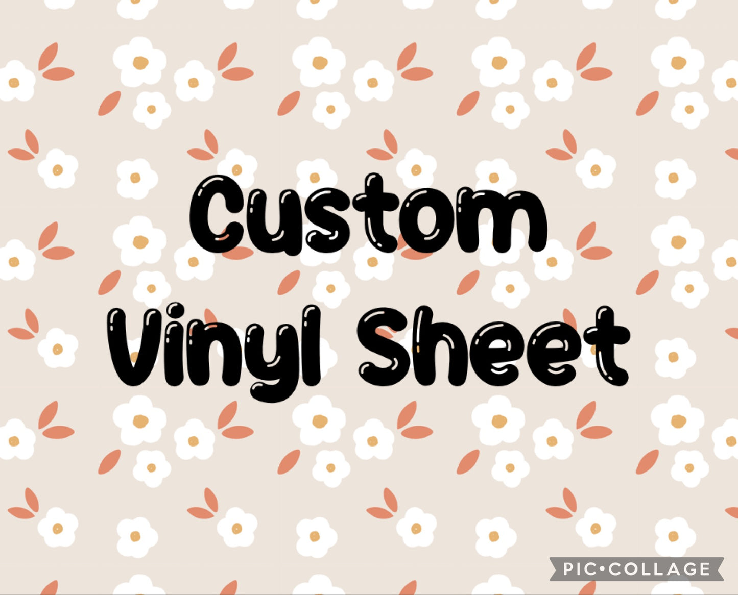 Custom Vinyl Sheet