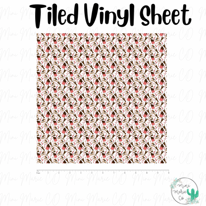 Santa Smores Vinyl Sheet 12x12