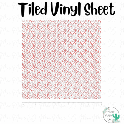 Candy Cane Vinyl Sheet 12x12