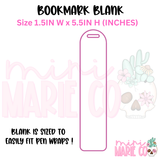 Acrylic Bookmark Blank