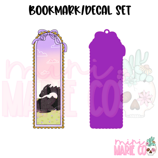 Dragon Acrylic Bookmark/Decal Set