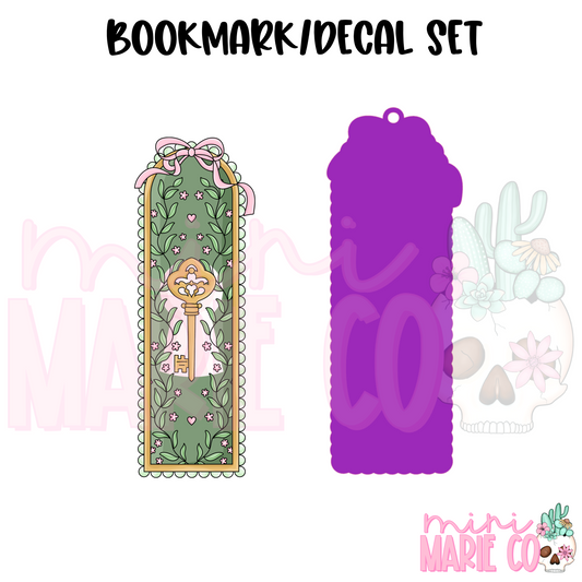 Secret Garden Acrylic Bookmark/Decal Set