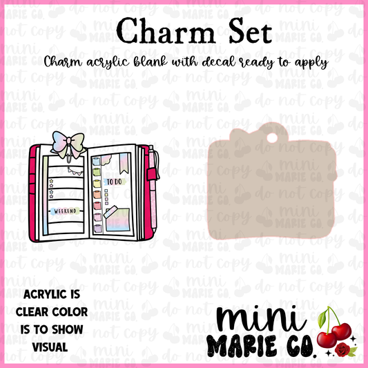 Open Planner Charm/Decal