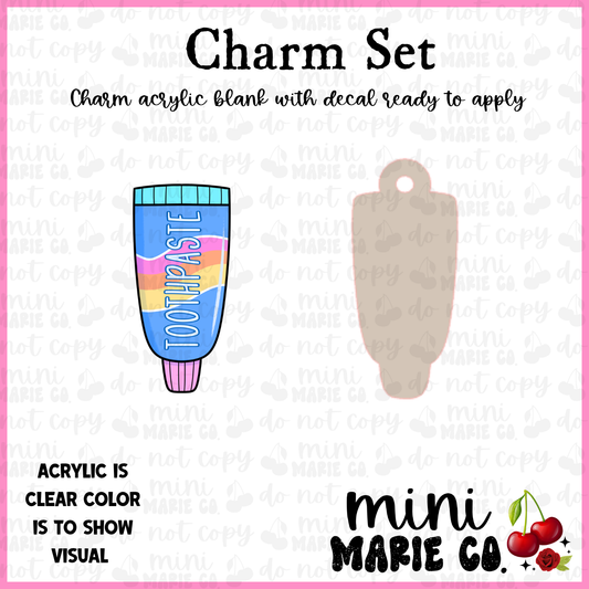 Toothpaste Charm/Decal