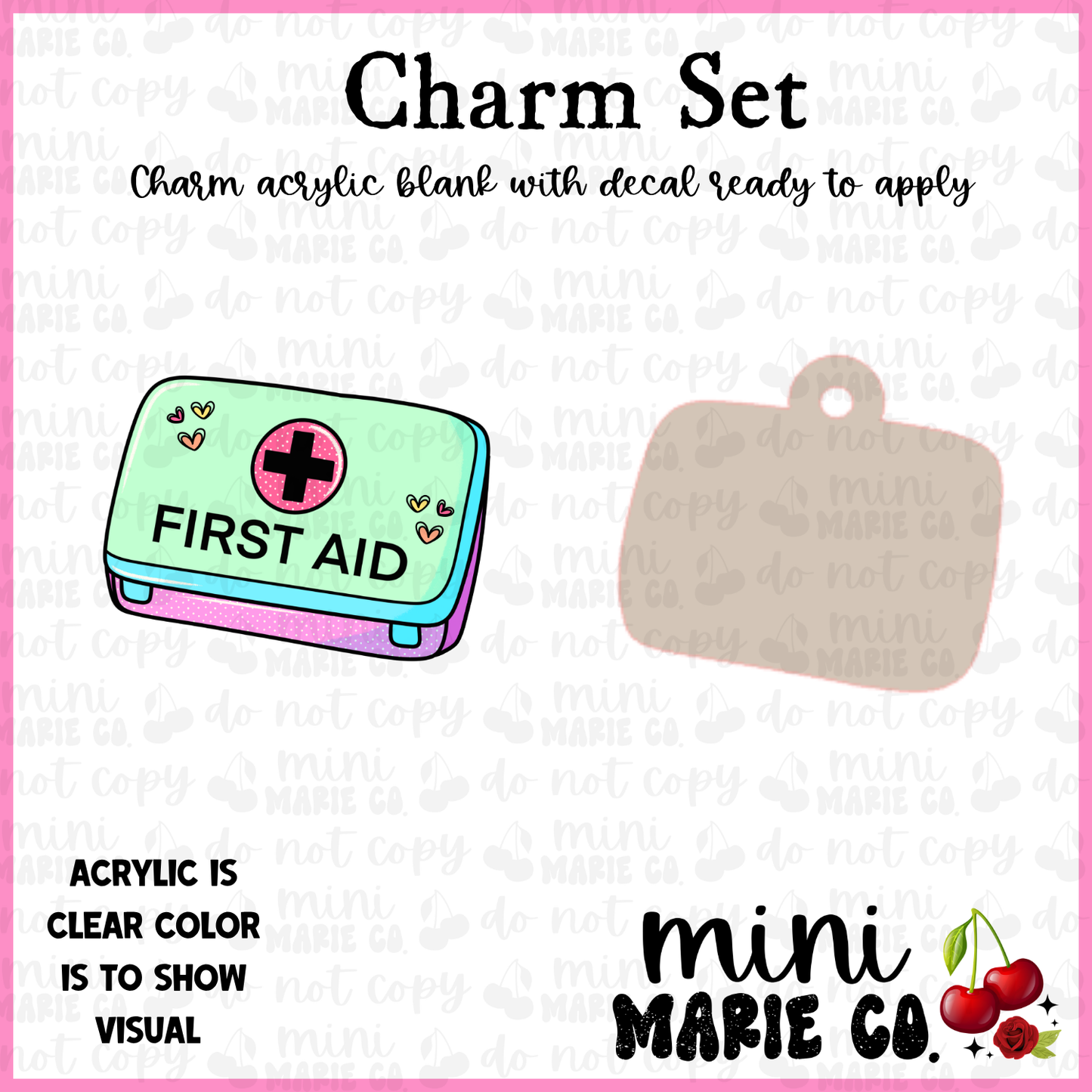 First Aid Charm/Decal