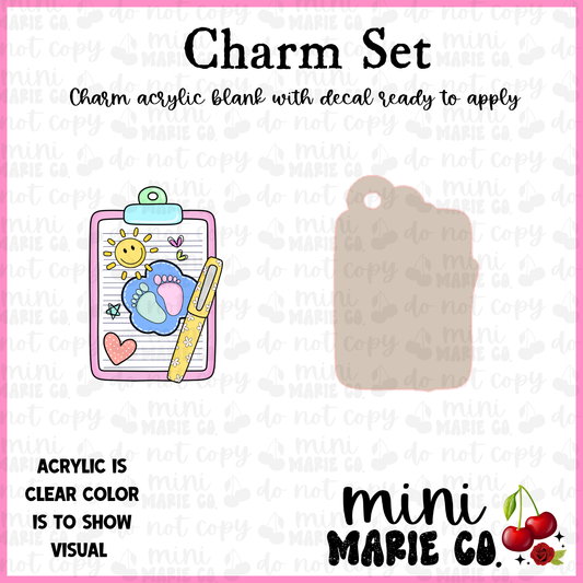 Nurse Clipboard Charm/Decal
