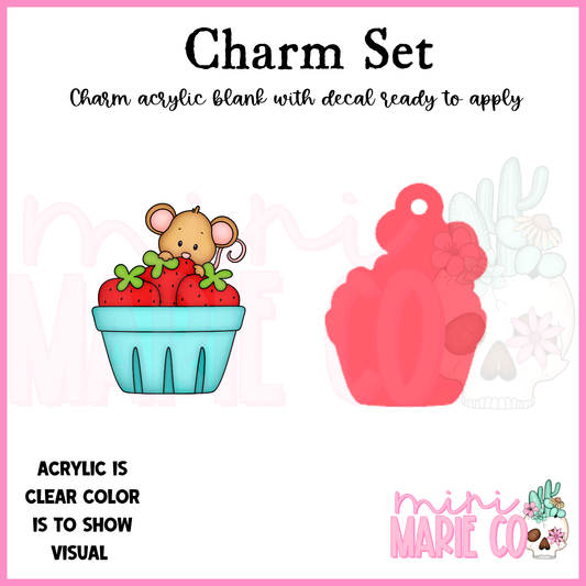 Peekaboo Mouse Charm/Decal