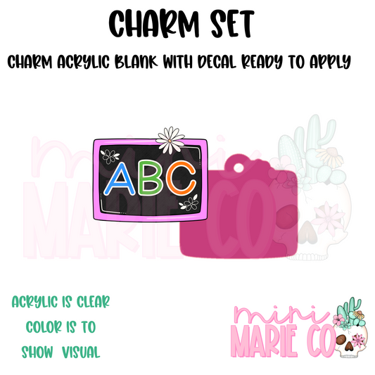 ABC Daisy Charm/Decal